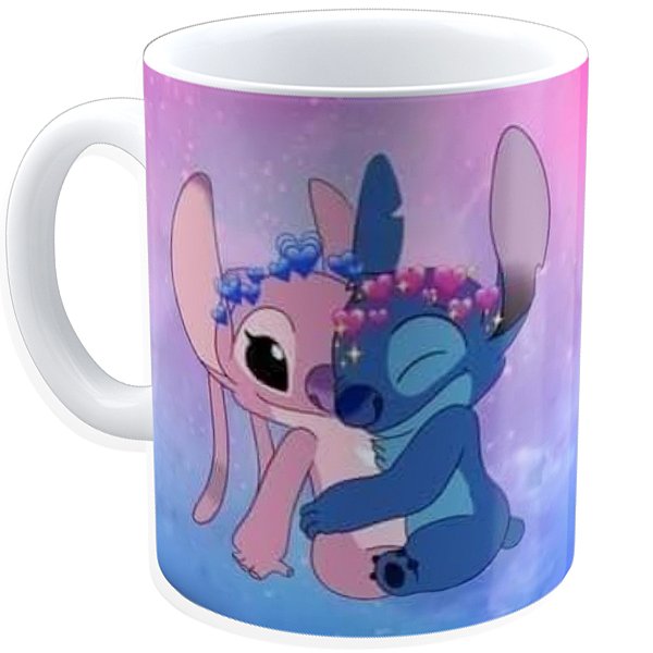 Caneca Personalizada Stitch  – 325ml em Porcelana