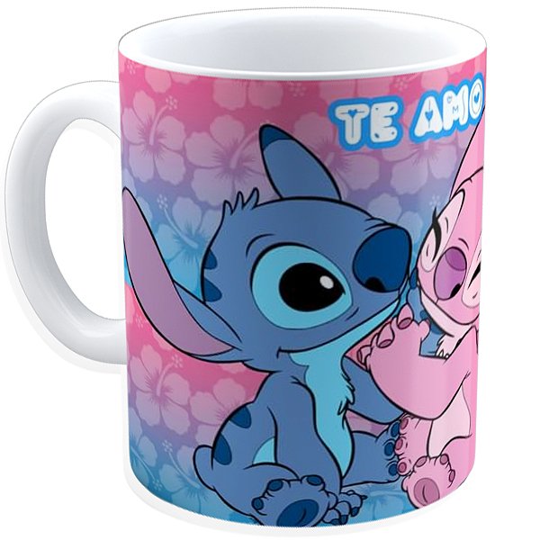 Caneca Personalizada Stitch  – 325ml em Porcelana