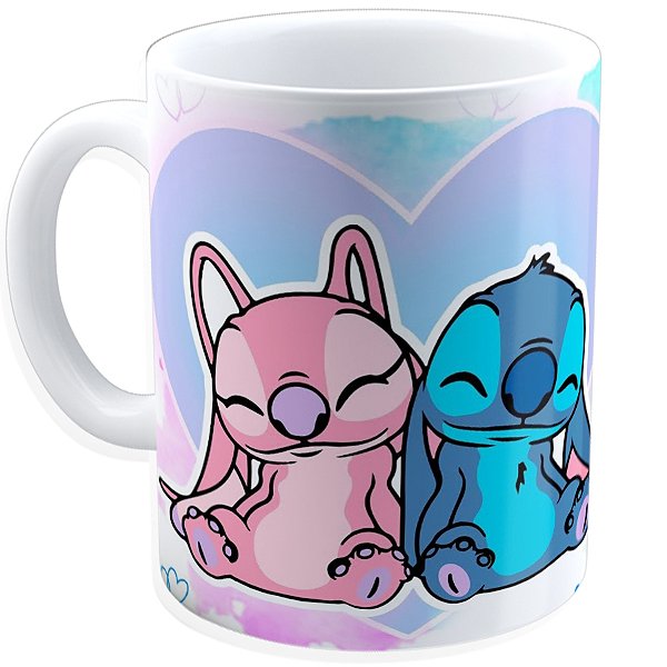 Caneca Personalizada Stitch  – 325ml em Porcelana