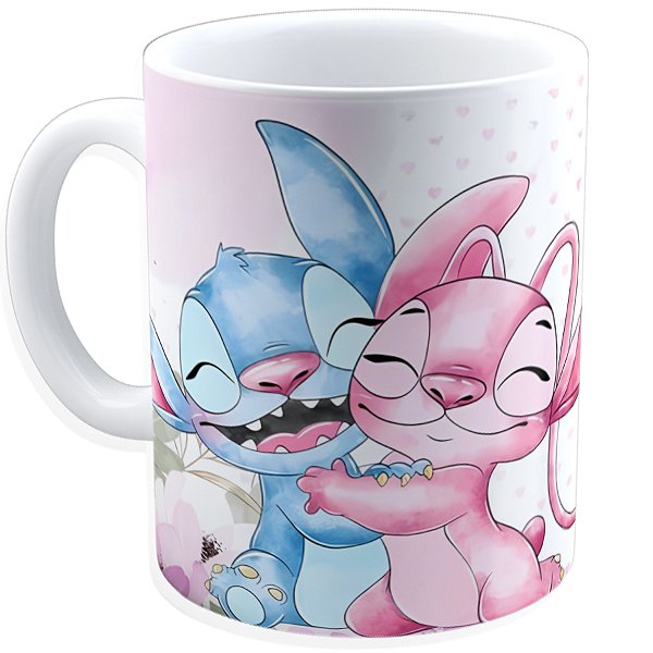Caneca Personalizada Stitch  – 325ml em Porcelana