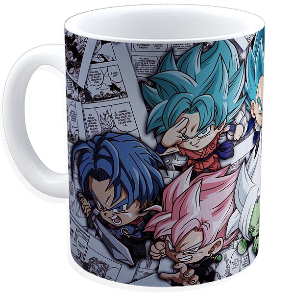 Caneca Personalizada Dragon Ball – 325ml em Porcelana