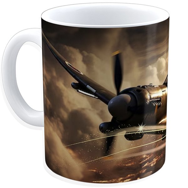 Caneca Personalizada Vintage – 325ml em Porcelana