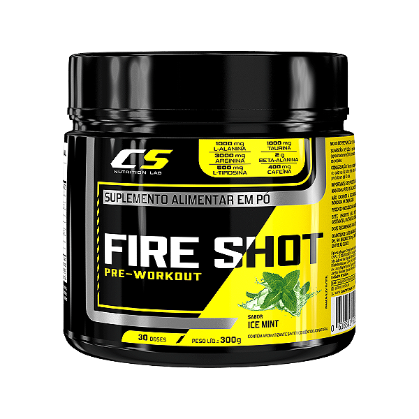 Pré Treino - Fire Shot 300g - CS Nutrition Lab
