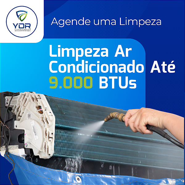 Limpeza Ar Condicionado até 9000Btus
