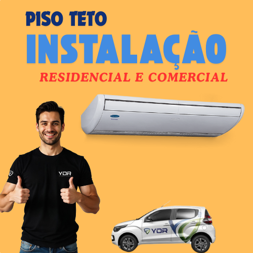 Instalação de Ar-Condicionado Piso Teto – Residencial ou Comercial | YOR Climatização