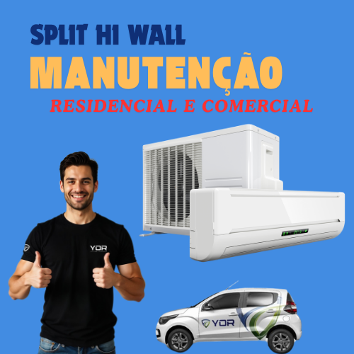 Manutenção Preventiva + Limpeza de Ar-Condicionado Split Hi Wall | YOR Climatização
