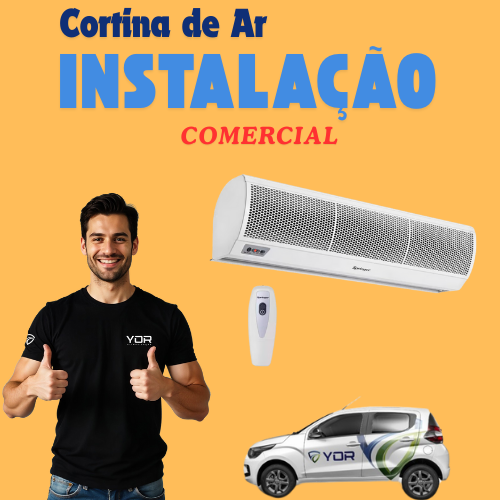 Instalação de Cortina de Ar | YOR Climatização