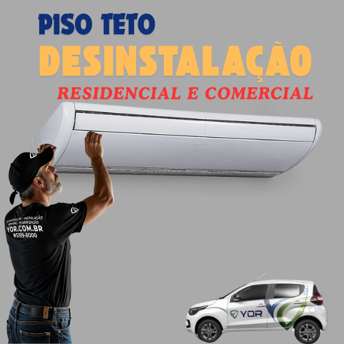 Desinstalação de Ar-Condicionado Piso Teto | YOR Climatização