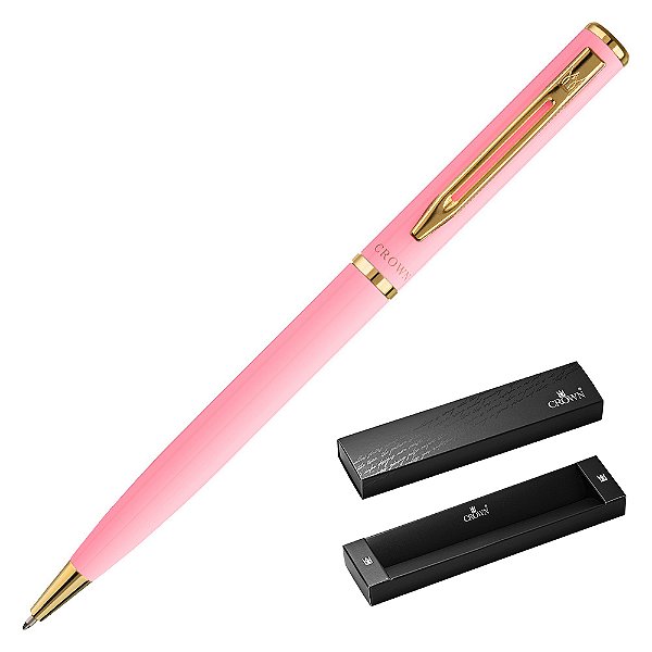 CANETA CROWN CAPRICCI ESF ROSA CLARO
