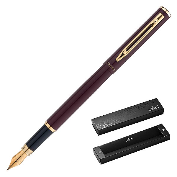 CANETA CROWN CAPRICCI TINT BORDO