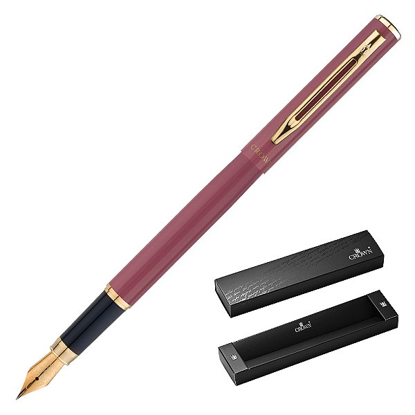 CANETA CROWN CAPRICCI TINT NUDE/ROSA ESCURO