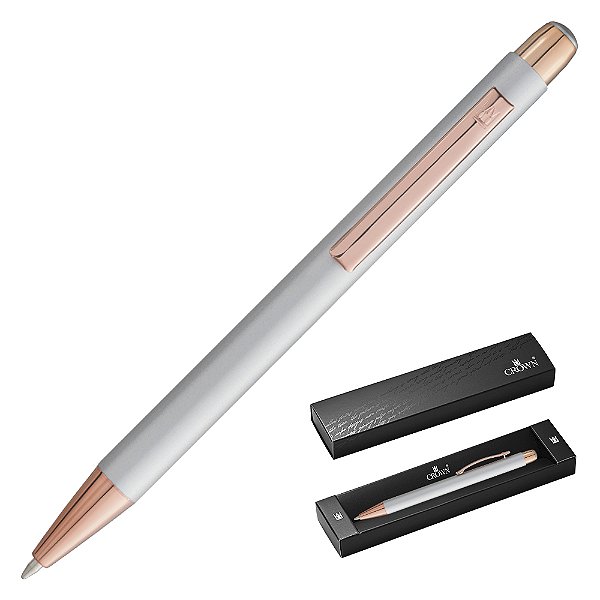 CANETA CROWN COOPER ESF PRATA