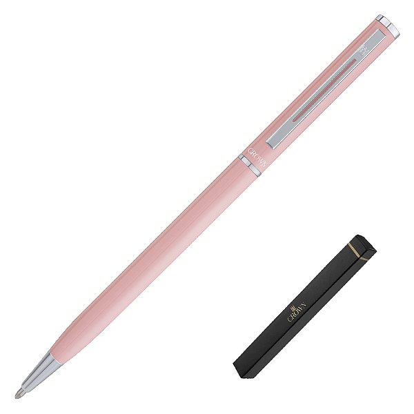 CANETA CROWN HAWAI ESF ROSA CLARO