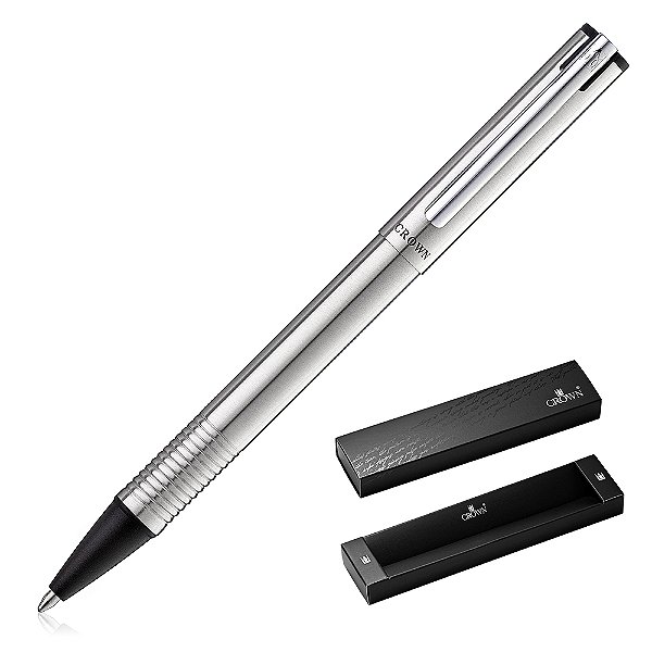 CANETA CROWN IRON ESF PRATA