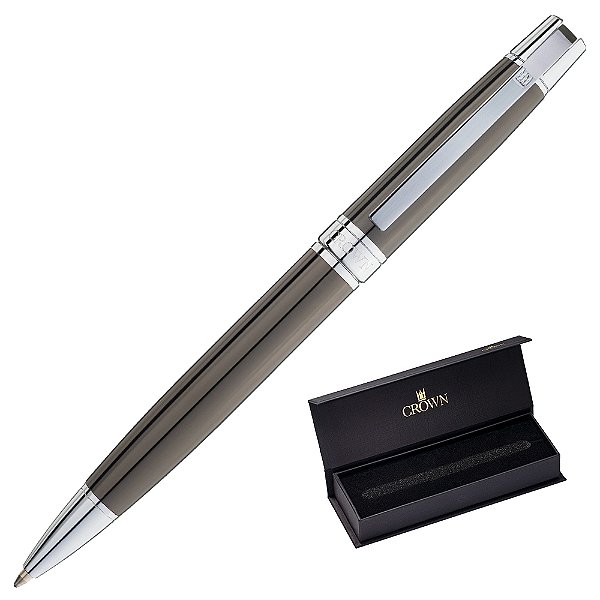 CANETA CROWN MASTER CHROME ESF FUME