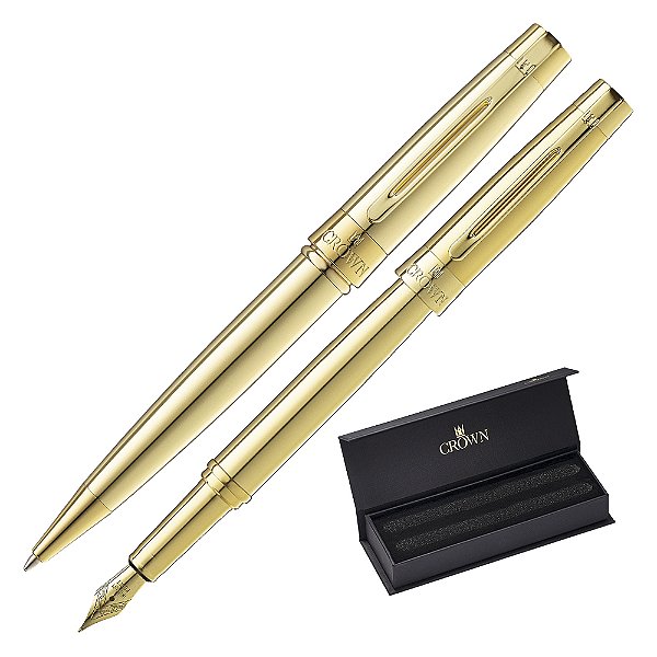 CANETA CROWN PRESIDENT CONJ ESF + TINT