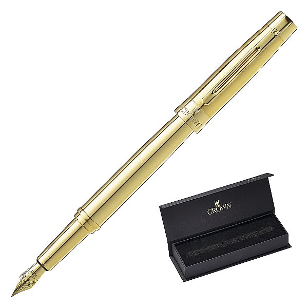 CANETA CROWN PRESIDENT TINT OURO