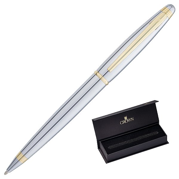 CANETA CROWN PRESTIGE ESF PRATA
