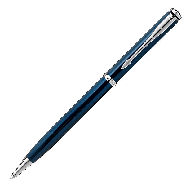 CANETA CROWN SIGMA CHROME ESF AZUL