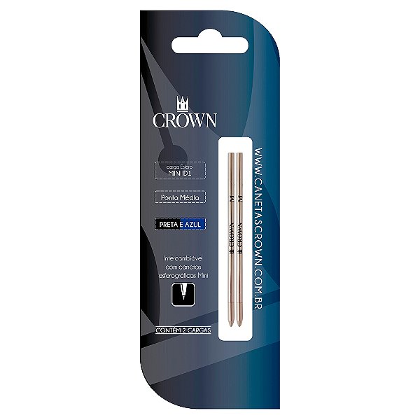 CARGA ESF MINI D1 C/2 BLISTADA CROWN