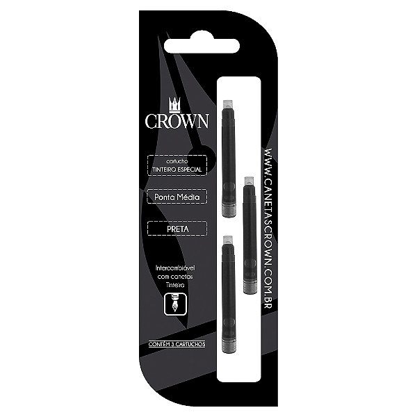 CARTUCHO TINT ESPECIAL - C/3 BLISTADO CROWN