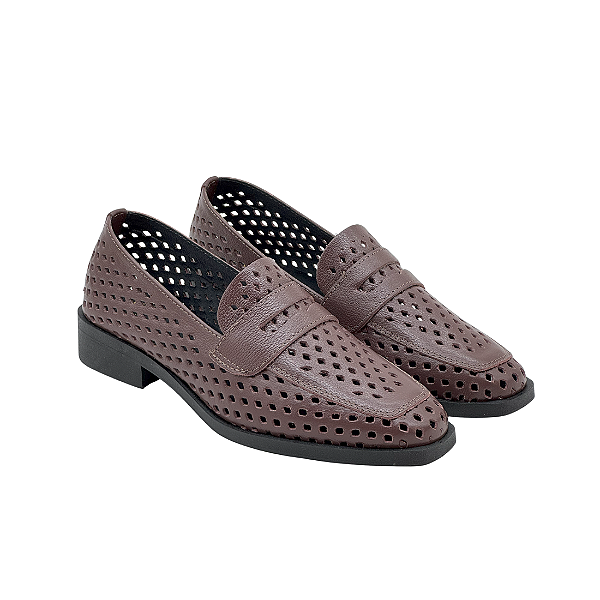 Mocassim Amélie - Marrom