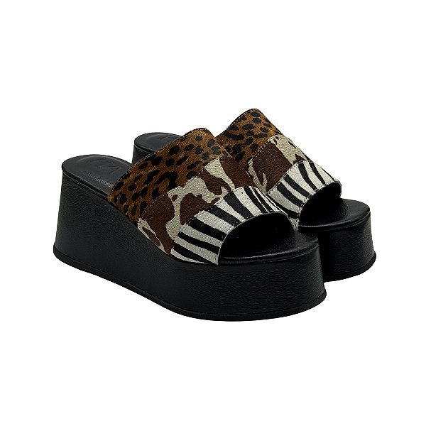 Tamanco Keli - Animal Print