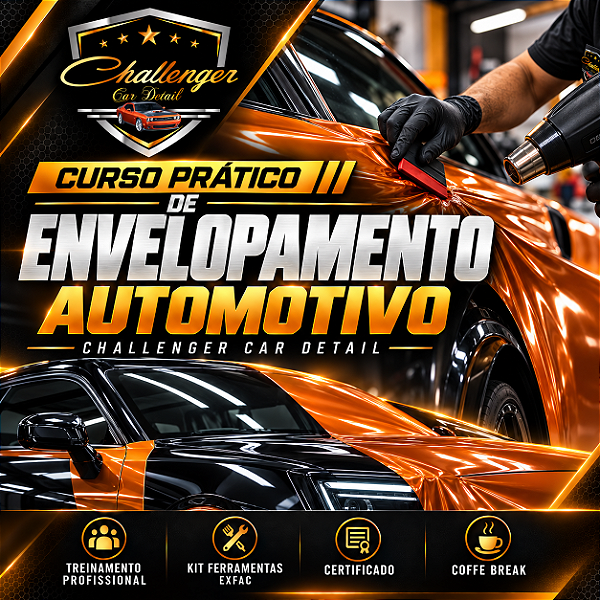 Curso Prático de Envelopamento Automotivo