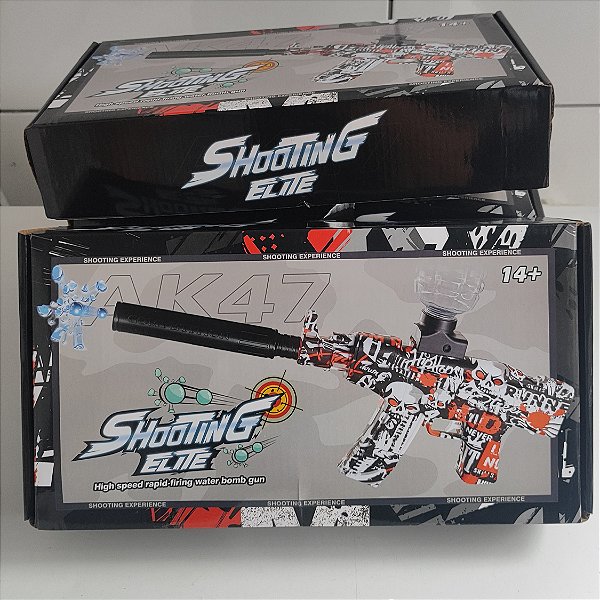 Arma de gel + Brinde 7 Mil bolinhas de gel