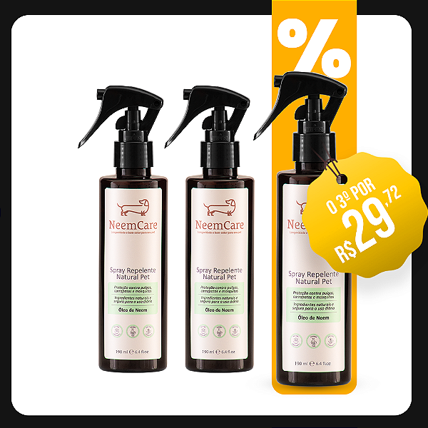 Kit Aniversário - Proteção Total NeemCare – 3 Repelentes
