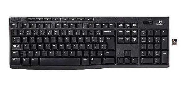 Teclado S/ Fio Full-size Wireless Keyboard K270 - Logitech
