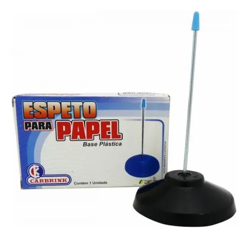Espeto para Papel Com Base Plástica - Carbrink