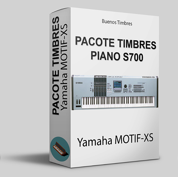 Pacote de Timbres Piano S700 para Yamaha MOTIF-XS e MOTIF-XF