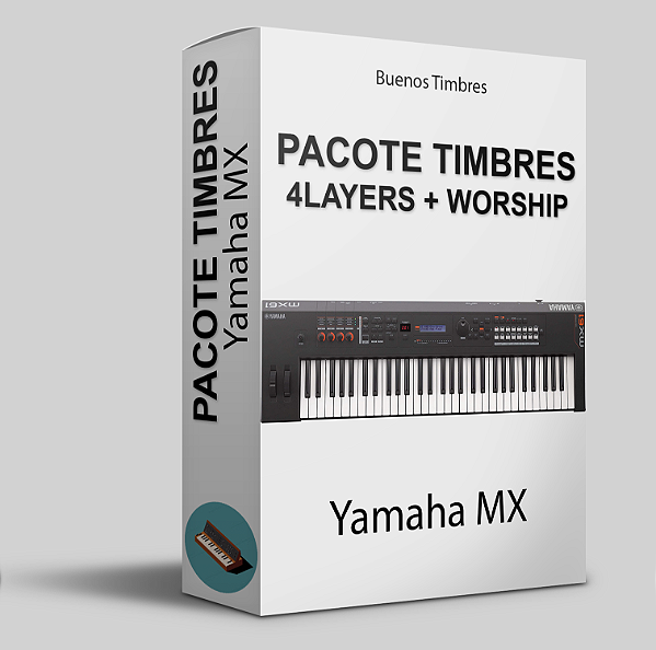 Pacote de timbres 4Layers + Worship para Yamaha MX