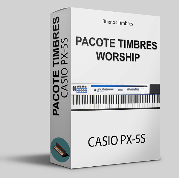 Pacote de timbres Worship para piano digital Casio PX-5S