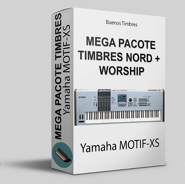 Mega pacote de timbres Nord + Worship para Yamaha MOTIF-XS
