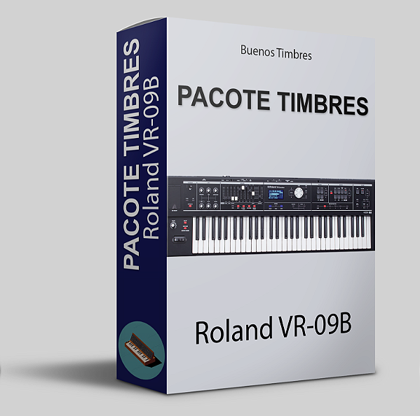 Pacote de timbres para os teclados Roland VR-09, VR-09B e VR-730