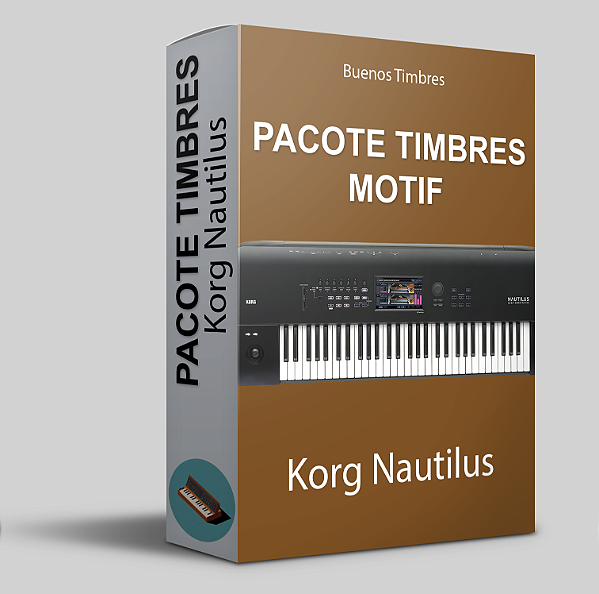 Pacote de timbres MOTIF para Korg Nautilus