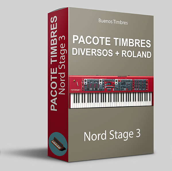 Pacote de timbres Diversos + Roland para Nord Stage 3