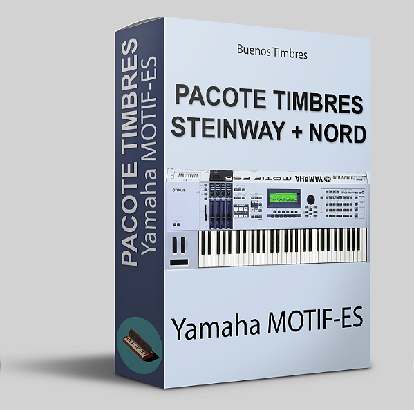 Pacote de Timbres Steinway + Nord para Yamaha Motif-ES