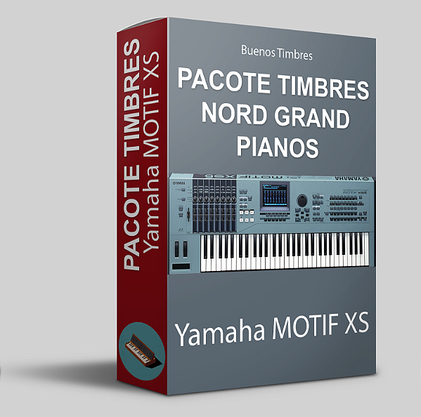 Pacote de Timbres Nord Grand Pianos para Yamaha Motif XS e Motif XF