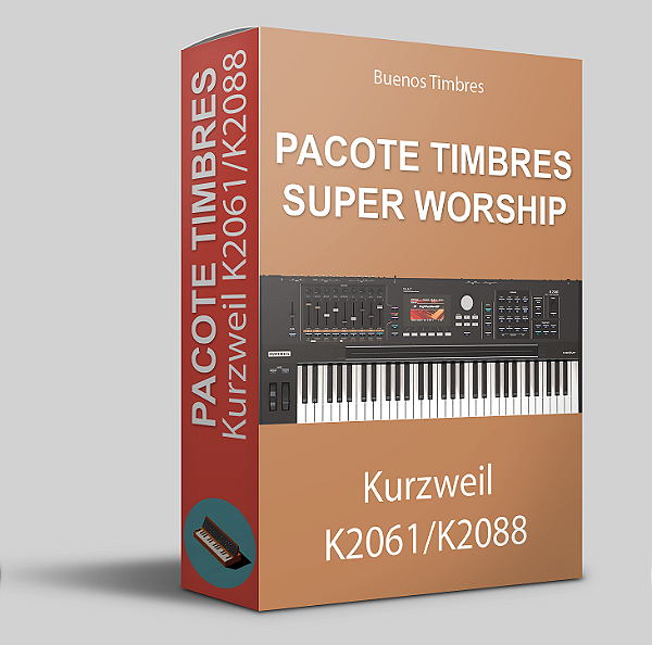 Pacote de timbres Super Worship para Kurzweil K2061 e K2088