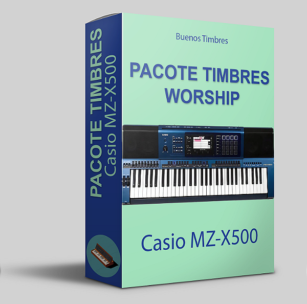 Pacote de timbres Worship para teclado Casio MZ-X500