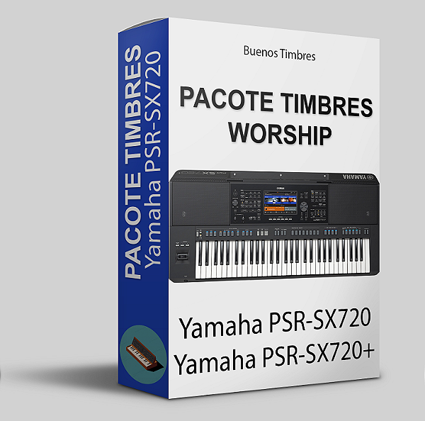 Pacote de Timbres Worship para Yamaha PSR-SX720 e PSR-SX720+