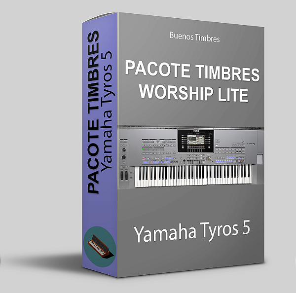 Pacote de Timbres Worship Lite para Yamaha Tyros 5