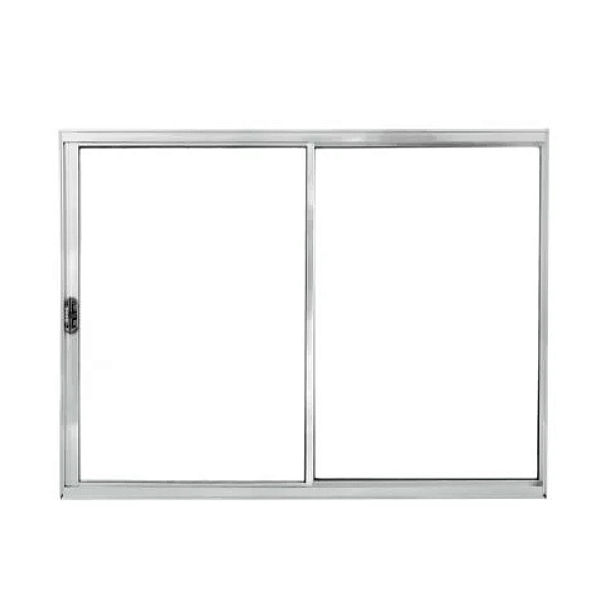 Janela Vitro 2 Folhas Sem Grade - Alumínio Brilhante - Linha Modular