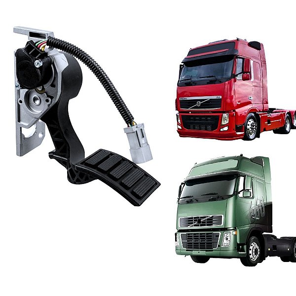 PEDAL DO ACELERADOR ELETRÔNICO 24V PARA VOLVO 2004 A 2014