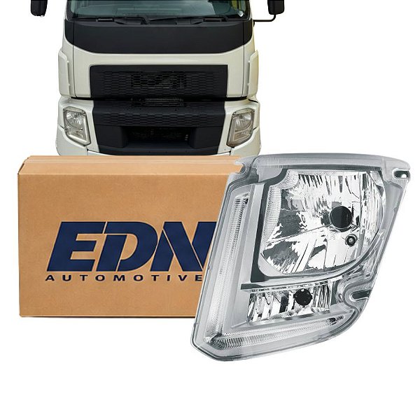 FAROL PRINCIPAL PARA VOLVO VM APÓS 2015 LED ESQUERDO COM DRL