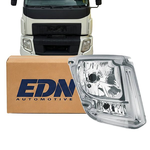 FAROL PRINCIPAL PARA VOLVO VM APÓS 2015 LED DIREITO COM DRL