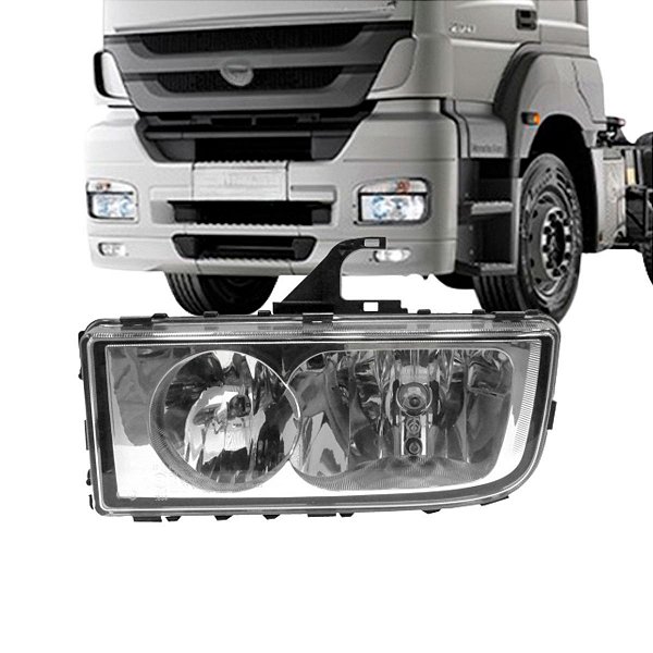 FAROL PRINCIPAL PARA MERCEDES AXOR APÓS 2005 ESQUERDO  EDN